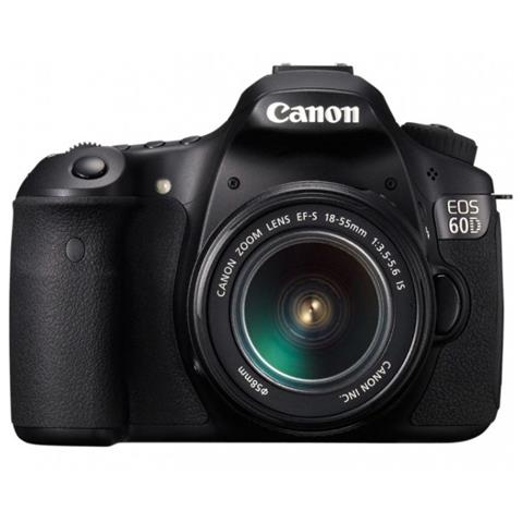 EOS 60D + EF-S 18-55mm, Kit fotocamere SLR, CMOS, 5184 x 3456 Pixel, 480 x 480,640 x 480,720 x 400,720 x 480,1280 x 1280,1696 x 1280,1920 x 1080,1920 x 1280,2304 x 1728, , 3:2, 4:3, 16:9, JPG - Foto 1